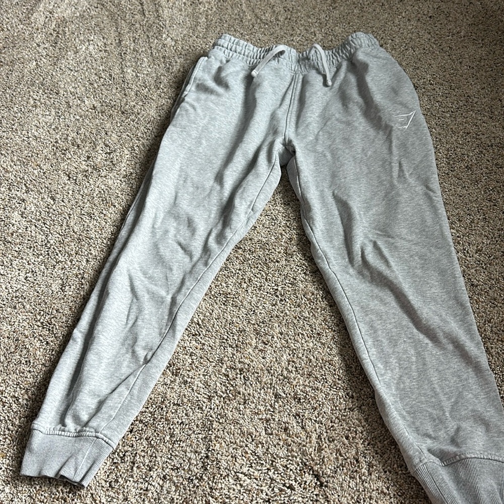 Mens Gymshark Gray Joggers, good condition